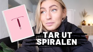 TAR UT SPIRALEN  Min upplevelse av hormonspiral [upl. by Eastlake]