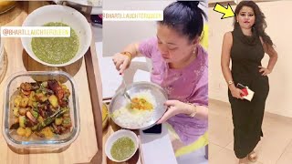 Laughter Queen Bharti Singh 20 Kilo Weight Loss Diet Plan With Jasmin Bhasin  Dal Chawal With Ghee😱 [upl. by Archibaldo]