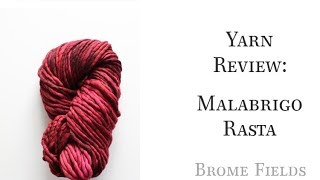 Malabrigo Rasta Yarn Review FREE Hat Knitting Pattern [upl. by Beyer]