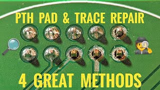 How To Repair Damaged  Missing PCB Pads  4 Great Methods [upl. by Ahsilaf786]