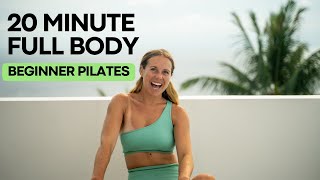 BEGINNER PILATES  20 Minute Total Beginner Mat Pilates Workout [upl. by Ergener620]