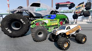 Monster Jam INSANE Big amp Small Racing Freestyle and High Speed Jumps  Grave Digger [upl. by Danczyk775]