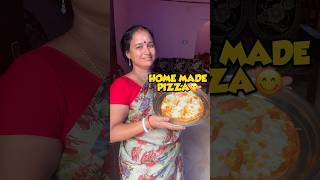 Home Made pizza Recipe without Oven 😳😋 shorts minivlog 209 ytshorts foodshorts hyderabad [upl. by Esela]