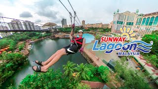 SUNWAY LAGOON  Malaysias MOST EXCITING Theme Park 【マレーシア最大級の遊園地】サンウェイ・ラグーンが楽しすぎた [upl. by Nottirb]