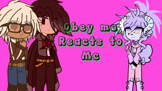 obey me react to mc as gacha please youtube dont copyright it☹️ [upl. by Leveroni153]