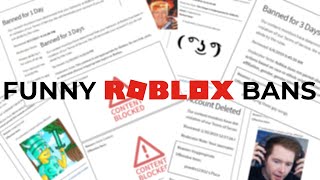 Funny Roblox Bans [upl. by Barbi891]