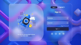 Animated Login Form with HTML CSS and JavaScript [upl. by Nnaacissej]