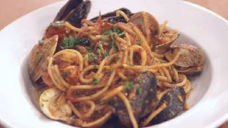 How to Prepare Pasta Frutti Di Mare  Italian Dishes [upl. by Inohs]