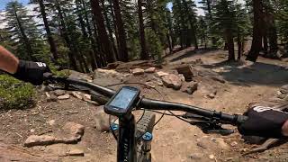 Cruising down Shotgun trail at Mammoth Bike Park 2024 [upl. by Yawnoc]