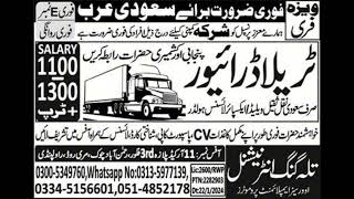 29 Jan 24 Gulf Job Visa Requirements amp Job Opportunities  Jobs گلف  Saudi Arabia Job Qatar Jobs [upl. by Aicargatla38]