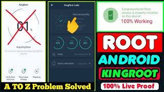 KINGROOT Working 100 Android 11  How To ROOT Any Android Device WITHOUT PC  NO TWRP 2022 [upl. by Seigler94]