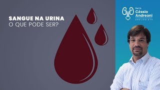 Sangue na urina o que pode ser  Dr Cassio Andreoni CRM 78546 [upl. by Ydniw]