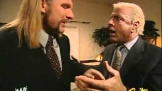 Triple H and Ric Flair discussing Batista before the contract signing for Wrestlemania 21 [upl. by Elizabeth]