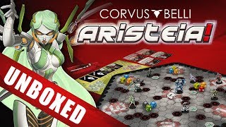 Unboxing Aristeia The New Board Game From Corvus Belli [upl. by Goraud]