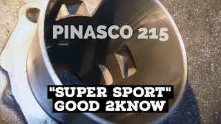 vespa PINASCO 213 quotSUPER SPORTquot good2know  1 port cyl copy of original 200cc  FMPguides [upl. by Bayer806]