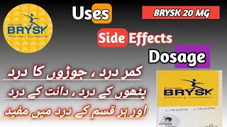 How To Use Brysk 20 Mg  Piroxicam Beta Cyclodextrin  Best Pain Killer  Side Effects [upl. by Burty894]