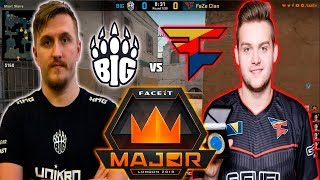 ЭТО ТОП5 HLTV  FAZE VS BIG  FACEIT Major 2018 [upl. by Ennayar]