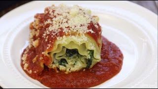 Lasagna RollUps with Vegan Ricotta and Spinach  healthy plantbased glutenfree option [upl. by Edsel]