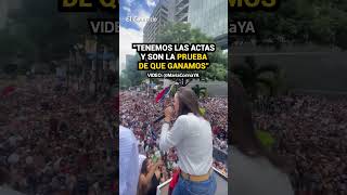 EL MENSAJE DE MARÍA CORINA MACHADO DESDE LA SEDE DE LA ONU EN VENEZUELA  El Comercio [upl. by Yleen]