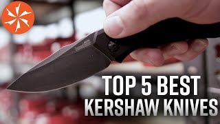 The Top 5 Best Kershaw Knives Available at KnifeCentercom [upl. by Bigler]