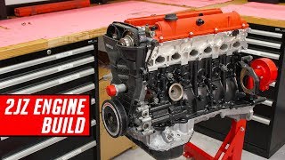 Toyota 2JZ Engine Build  Full Start to Finish [upl. by Boice]