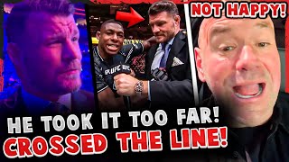 Dana White NOT HAPPY Michael Bisping says Joaquin Buckley CROSSED THE LINE in postfight INTERVIEW [upl. by Elset]