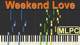 DJ Antoine feat Jay Sean  Weekend Love I Piano Tutorial by MLPC [upl. by Nnylarej]