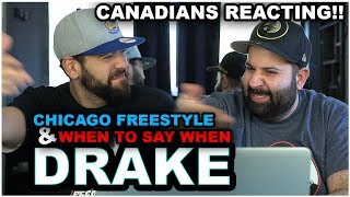 EMINEM GETS A SHOUTOUT Music Reaction  Drake  When To Say When amp Chicago Freestyle [upl. by Atteuqcaj]