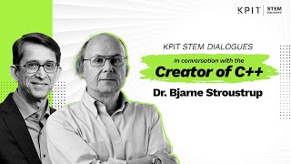 Bjarne Stroustrup From Student to C Creator  KPIT STEM Dialogues [upl. by Leile]