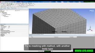 ✅ ANSYS MESHING  METHOD  Basic Tutorial 2 [upl. by Ehcram]