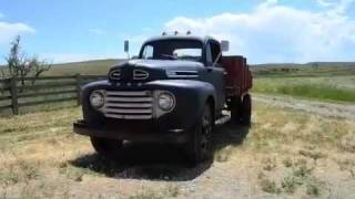 SOLD 1949 Vintage Ford F5 Flatbed Dually [upl. by Klarika]