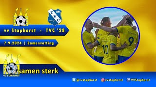 vv Staphorst  TVC 28  792024  Samenvatting [upl. by Aninep254]