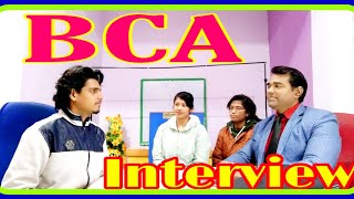 BCA Interview questions answers freshers l video [upl. by Lenora587]