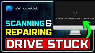 FIXED SCANNING and REPAIRING DRIVE STUCK  Stuck at Scanning and Repairing Drive WINDOWS 1110 [upl. by Rees]