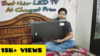 Haier 32quot LED TV LE32D2000  Unboxing And Review with English subtitles [upl. by Ahsias]