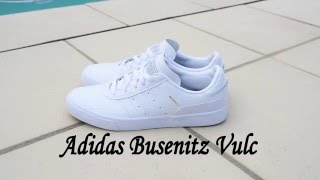 Adidas Busenitz Vulc White Leather [upl. by Nojid722]