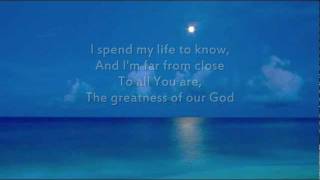 Hillsong  The Greatness of our God  Instrumental with lyrics [upl. by Orian622]