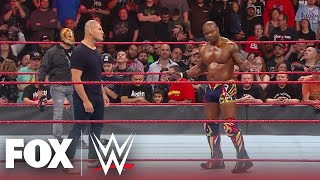 Cain Velasquez amp Rey Mysterio get the best of Shelton Benjamin amp Paul Heyman  MONDAY NIGHT RAW [upl. by Oretos]