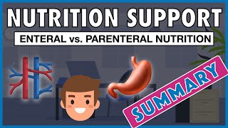 Enteral vs Parenteral Nutrition SUMMARY [upl. by Nonad]