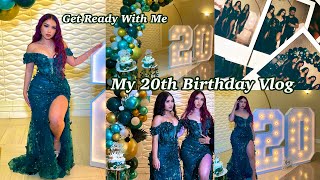 grwm for my 20th Birthday Party  Vlog [upl. by Clemen203]