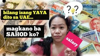 How much is the salary of a Domestic Helper DH in Abudhabi United Arab Emirates [upl. by Atekihs467]