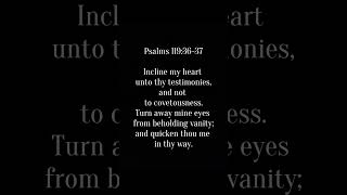 Avoid covetousness and beholding vanity 🙏🏼 [upl. by Fina]