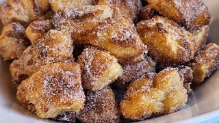 🔴PALOMITAS DE TORRIJAS EN 10 MINUTOS 5 INGREDIENTES ✅️ CRUJIENTES Y CREMOSAS BOCADITOS DE TORRIJAS [upl. by Bower]