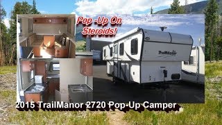 PreOwned 2015 TrailManor 2720 PopUp Camper  Mount Comfort RV [upl. by Rezal]