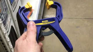 “quick” REVIEW irwin “handy clamp”quick grip 59400cd 59200cd [upl. by Ttayw]