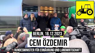 18122023 Berlin Cem Özdemir Die Grünen Bundesminister für Ernährung und Landwirtschaft Rede [upl. by Carilyn]