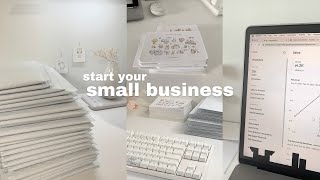 how to start a SUCCESSFUL small business in 2024 🌷📦 the ULTIMATE guide advice everything i learned [upl. by Mohandis]