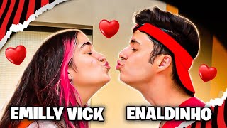 TROCAMOS DE NAMORADA COM EMILLY VICK E LEOZINHO POR 24 HORAS [upl. by Ettedanreb]