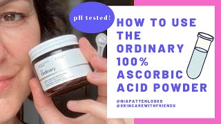 How to Use The Ordinary Vitamin CAscorbic Acid Powder [upl. by Rocher]