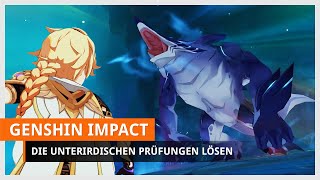 Genshin Impact Die unterirdischen Prüfungen von Drachen und Schlangen Drei Fragmente sammeln [upl. by Semyaj]